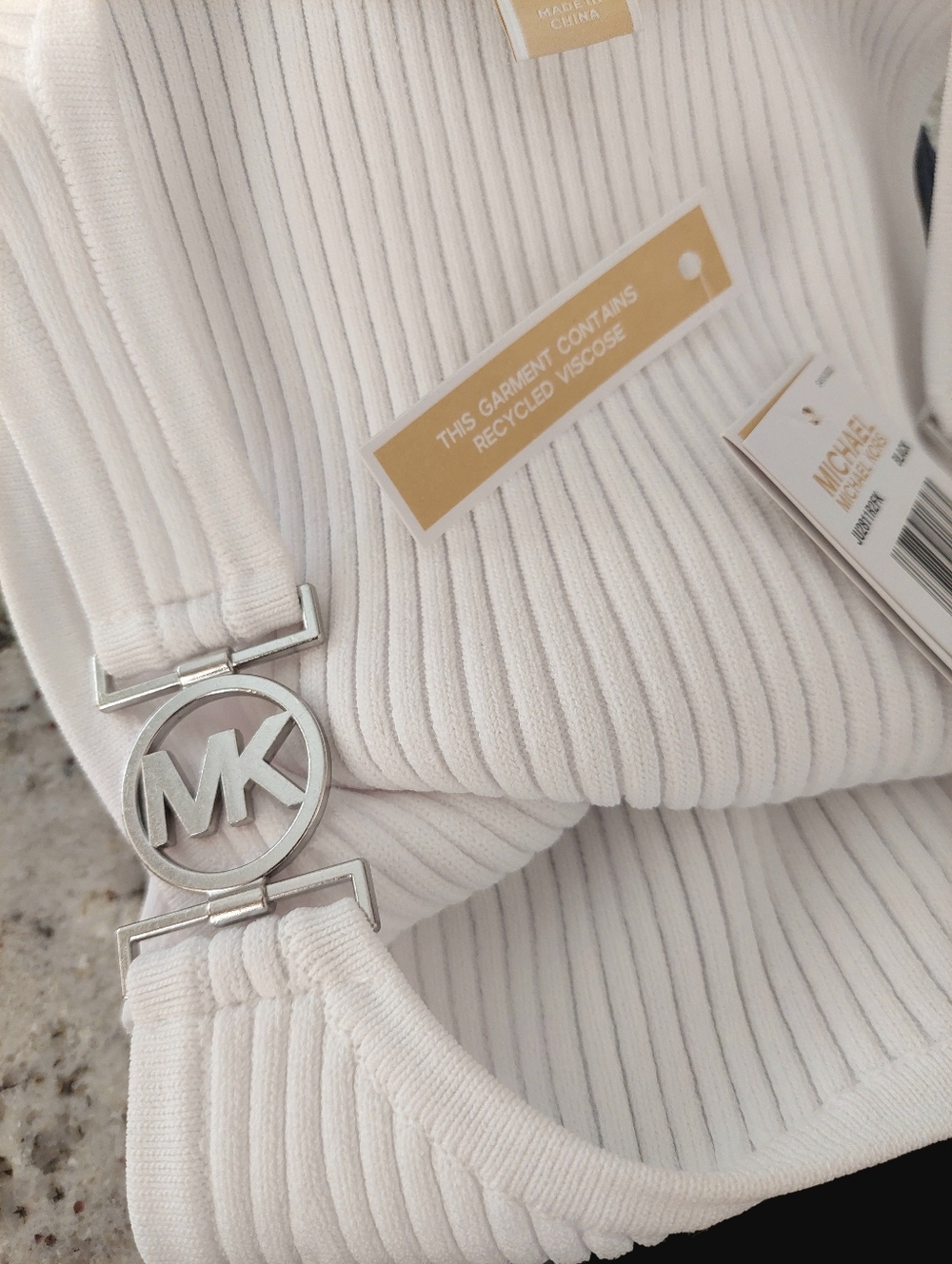 Michael Kors Ombré Ribbed Stretch Viscose Dress Size S NWT - Picture 15 of 15